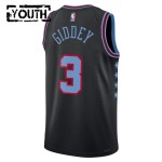 Maillot NBA Chicago Bulls Josh Giddey Nike 2025-26 City Edition Noir Swingman - Enfant